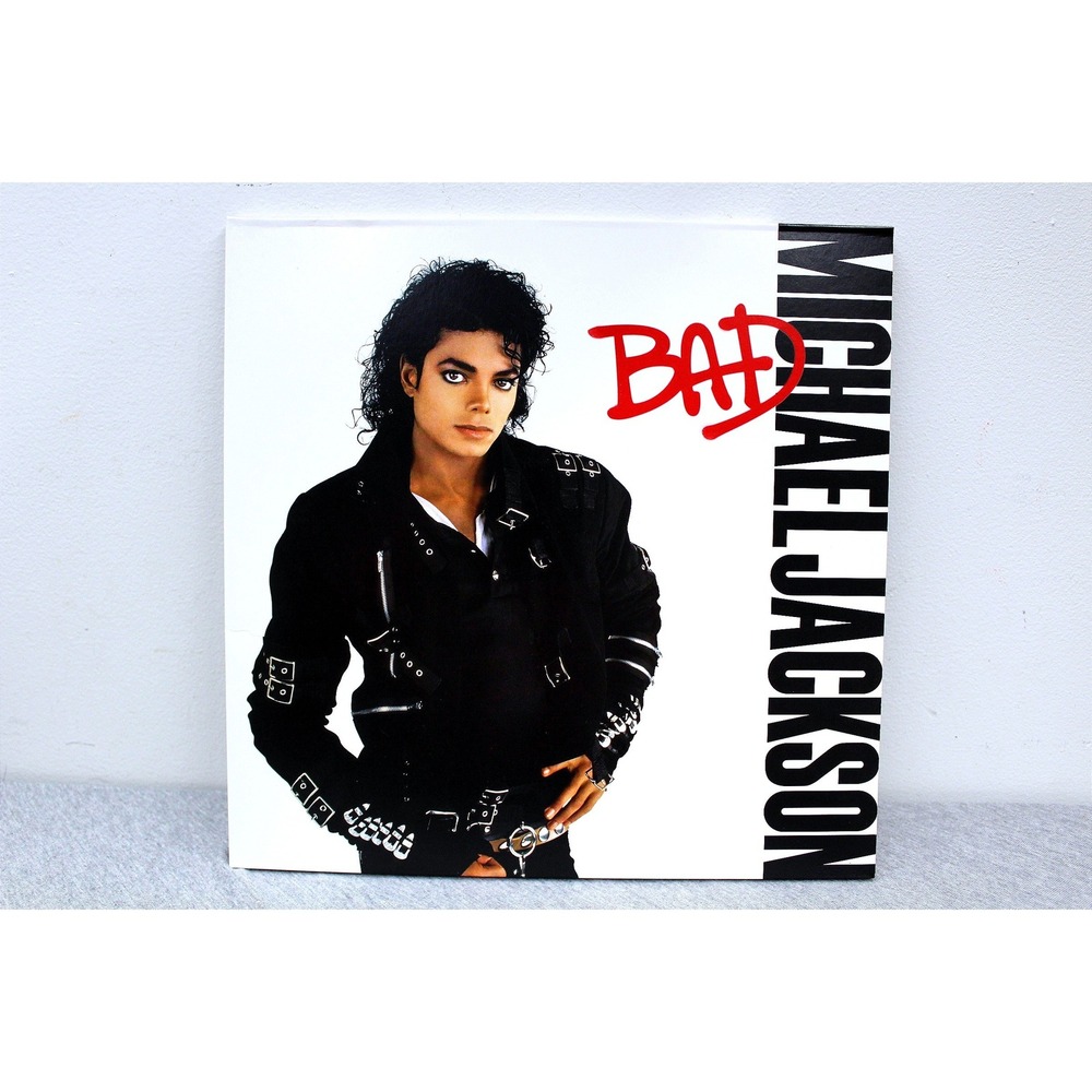 Michael Jackson Vinyl Record White Bad LP Gatefold 888751437418 1980's POP
